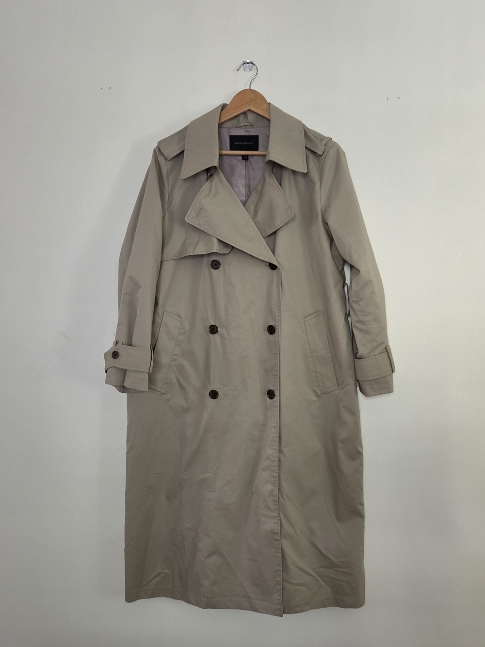 Banana Republic Factory Cotton Twill Trench
